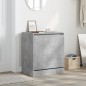 vidaXL Mueble zapatero madera contrachapada gris hormigón 70x36x60 cm vidaXL Mueble zapatero madera contrachapada gris hormigón 70x36x60 cm