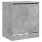 vidaXL Mueble zapatero madera contrachapada gris hormigón 70x36x60 cm vidaXL Mueble zapatero madera contrachapada gris hormigón 70x36x60 cm