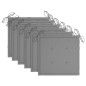vidaXL Sillas de jardín plegables 6 uds madera maciza teca con cojines vidaXL Sillas de jardín plegables 6 uds madera maciza teca con cojines