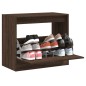 vidaXL Zapatero de madera de ingeniería marrón roble 80x42x69 cm vidaXL Zapatero de madera de ingeniería marrón roble 80x42x69 cm