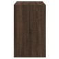 vidaXL Zapatero de madera de ingeniería marrón roble 80x42x69 cm vidaXL Zapatero de madera de ingeniería marrón roble 80x42x69 cm