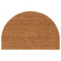 vidaXL Felpudo semicircular de fibra de coco natural 40x60 cm vidaXL Felpudo semicircular de fibra de coco natural 40x60 cm