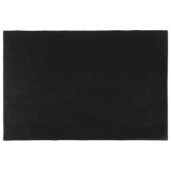 vidaXL Felpudo de fibra de coco negro 60x90 cm