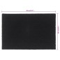 vidaXL Felpudo de fibra de coco negro 60x90 cm vidaXL Felpudo de fibra de coco negro 60x90 cm