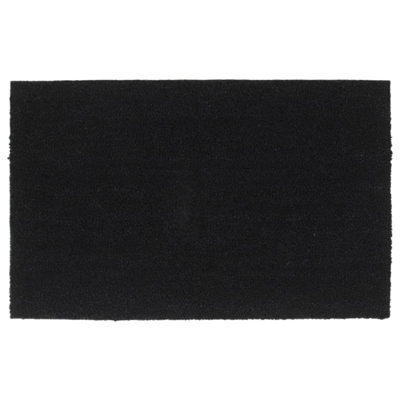 vidaXL Felpudo de fibra de coco negro 50x80 cm vidaXL Felpudo de fibra de coco negro 50x80 cm
