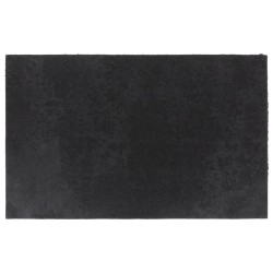 vidaXL Felpudo de fibra de coco negro 50x80 cm