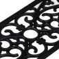 vidaXL Alfombrillas de escalera de goma 5 uds 25x75 cm