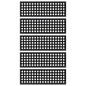 vidaXL Alfombrillas de escalera de goma 5 uds 25x75 cm