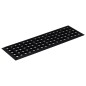 vidaXL Alfombrillas de escalera de goma 5 uds 25x75 cm