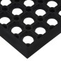 vidaXL Alfombrillas de escalera de goma 5 uds 25x75 cm