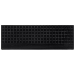 vidaXL Alfombrillas de escalera de goma 10 uds goma 25x75 cm