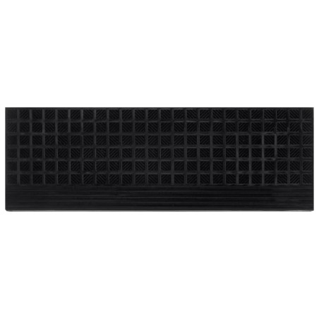 vidaXL Alfombrillas de escalera de goma 10 uds goma 25x75 cm