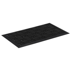 vidaXL Felpudo rectangular de goma 45x75 cm