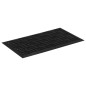 vidaXL Felpudo rectangular de goma 45x75 cm vidaXL Felpudo rectangular de goma 45x75 cm