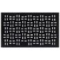 vidaXL Felpudo rectangular de goma 45x75 cm vidaXL Felpudo rectangular de goma 45x75 cm