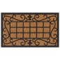 vidaXL Felpudo rectangular de goma y fibra de coco 45x75 cm vidaXL Felpudo rectangular de goma y fibra de coco 45x75 cm