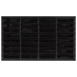 vidaXL Felpudo rectangular de goma y fibra de coco 45x75 cm