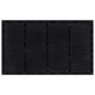 vidaXL Felpudo rectangular de goma y fibra de coco 45x75 cm vidaXL Felpudo rectangular de goma y fibra de coco 45x75 cm