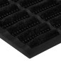 vidaXL Felpudo rectangular de goma y fibra de coco 45x75 cm vidaXL Felpudo rectangular de goma y fibra de coco 45x75 cm