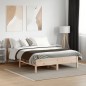 vidaXL Estructura de cama con cabecero madera maciza pino 140x190 cm vidaXL Estructura de cama con cabecero madera maciza pino 140x190 cm