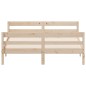 vidaXL Estructura de cama con cabecero madera maciza pino 120x200 cm vidaXL Estructura de cama con cabecero madera maciza pino 120x200 cm
