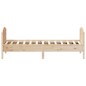 vidaXL Estructura de cama con cabecero madera maciza pino 90x190 cm vidaXL Estructura de cama con cabecero madera maciza pino 90x190 cm