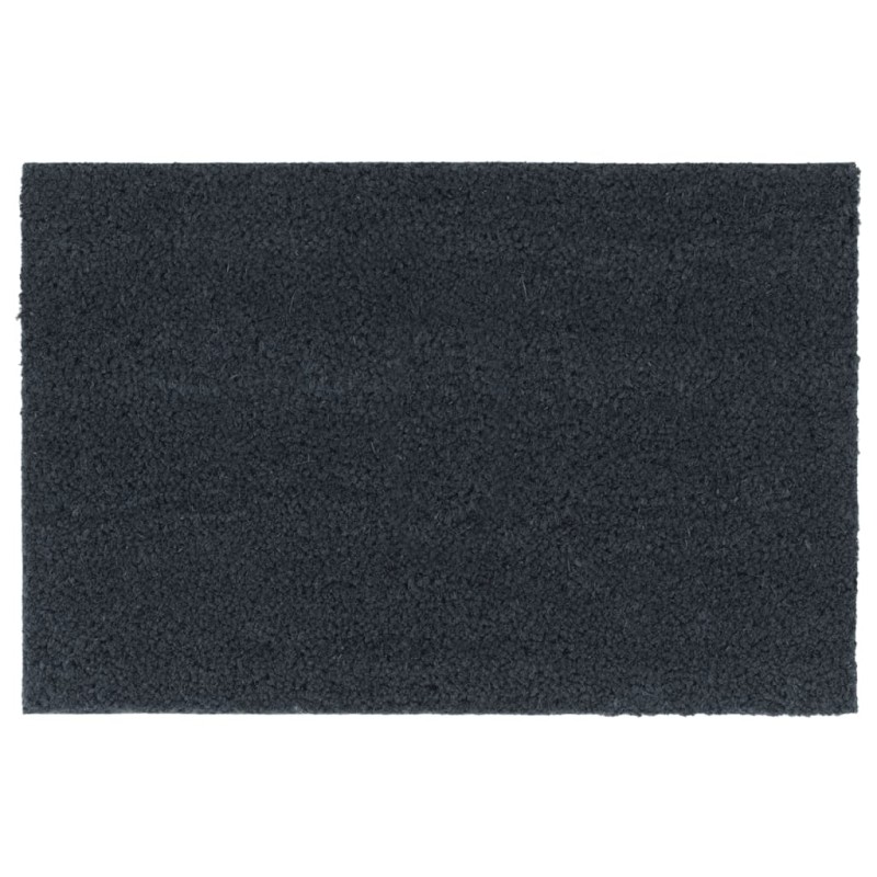 vidaXL Felpudo de fibra de coco gris oscuro 40x60 cm vidaXL Felpudo de fibra de coco gris oscuro 40x60 cm