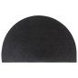 vidaXL Felpudo semicircular de fibra de coco gris oscuro 50x80 cm vidaXL Felpudo semicircular de fibra de coco gris oscuro 50x80 cm