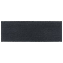 vidaXL Felpudo de fibra de coco gris oscuro 100x300 cm