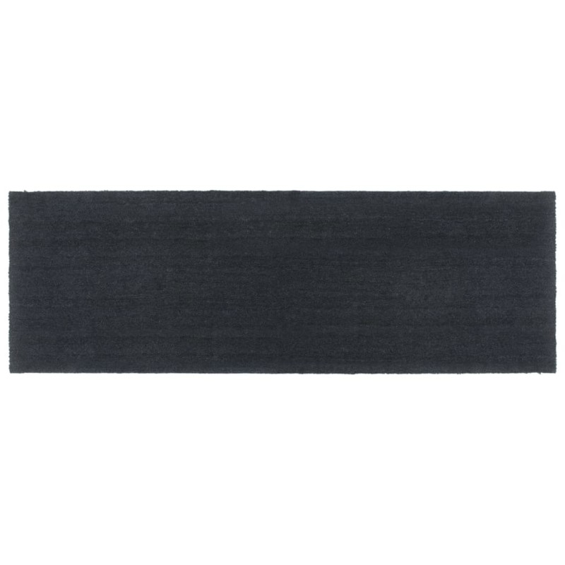 vidaXL Felpudo de fibra de coco gris oscuro 100x300 cm vidaXL Felpudo de fibra de coco gris oscuro 100x300 cm