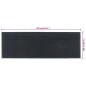 vidaXL Felpudo de fibra de coco gris oscuro 100x300 cm vidaXL Felpudo de fibra de coco gris oscuro 100x300 cm