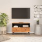 vidaXL Mueble de TV madera maciza de acacia 70x33x46 cm