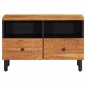 vidaXL Mueble de TV madera maciza de acacia 70x33x46 cm