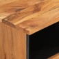 vidaXL Mueble de TV madera maciza de acacia 70x33x46 cm