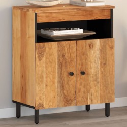vidaXL Armario auxiliar madera maciza de acacia 60x33x75 cm