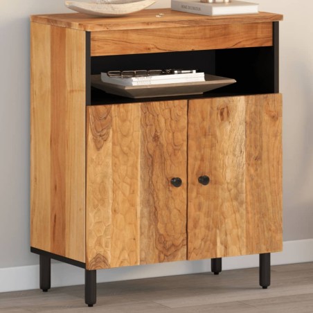 vidaXL Armario auxiliar madera maciza de acacia 60x33x75 cm