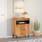 vidaXL Armario auxiliar madera maciza de acacia 60x33x75 cm