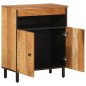 vidaXL Armario auxiliar madera maciza de acacia 60x33x75 cm