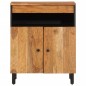vidaXL Armario auxiliar madera maciza de acacia 60x33x75 cm