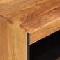 vidaXL Armario auxiliar madera maciza de acacia 60x33x75 cm