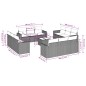 vidaXL Set de sofás de jardín y cojines 13 pzas ratán sintético negro vidaXL Set de sofás de jardín y cojines 13 pzas ratán sintético negro