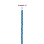 vidaXL Cuerda de trabajo polipropileno azul 3 mm 50 m