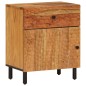 vidaXL Mesita de noche madera maciza de acacia 50x33x60 cm vidaXL Mesita de noche madera maciza de acacia 50x33x60 cm