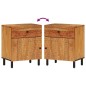 vidaXL Mesita de noche madera maciza de acacia 50x33x60 cm vidaXL Mesita de noche madera maciza de acacia 50x33x60 cm