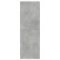 vidaXL Aparador con puertas de vidrio gris hormigón 35x37x109 cm vidaXL Aparador con puertas de vidrio gris hormigón 35x37x109 cm