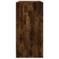 vidaXL Armario auxiliar puertas de vidrio roble Sonoma 68x37x75,5 cm