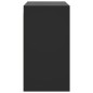 vidaXL Mueble de pared con puertas de vidrio negro 68x37x68,5 cm vidaXL Mueble de pared con puertas de vidrio negro 68x37x68,5 cm