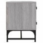 vidaXL Mueble de TV con puertas de vidrio gris Sonoma 102x37x50 cm vidaXL Mueble de TV con puertas de vidrio gris Sonoma 102x37x50 cm