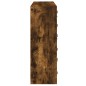 vidaXL Estantería con puertas madera roble ahumado 136x37x109 cm vidaXL Estantería con puertas madera roble ahumado 136x37x109 cm
