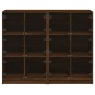 vidaXL Estantería con puertas madera marrón roble 136x37x109 cm vidaXL Estantería con puertas madera marrón roble 136x37x109 cm